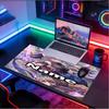 Custom Name Personalized Genshin Impact Pattern Mousepad, Laptop PC Desk Mat, Decorative Desk Mat for Home Keyboard Pad Gift