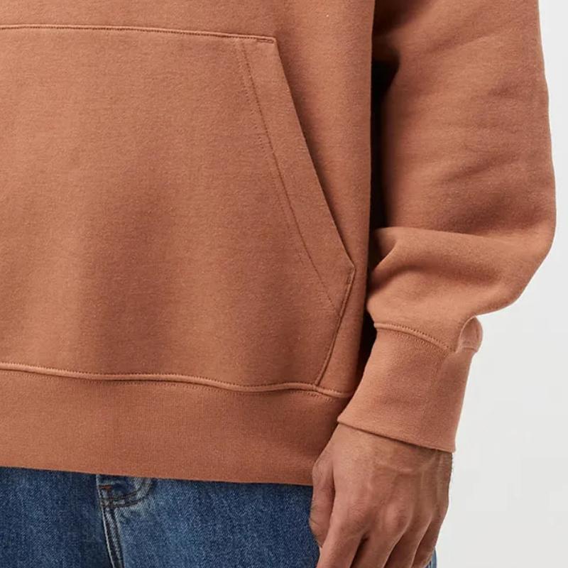 Nike Logo Pattern Hooded Long Sleeve Sweatshirt Men sweatshirt Brown BV2654-215