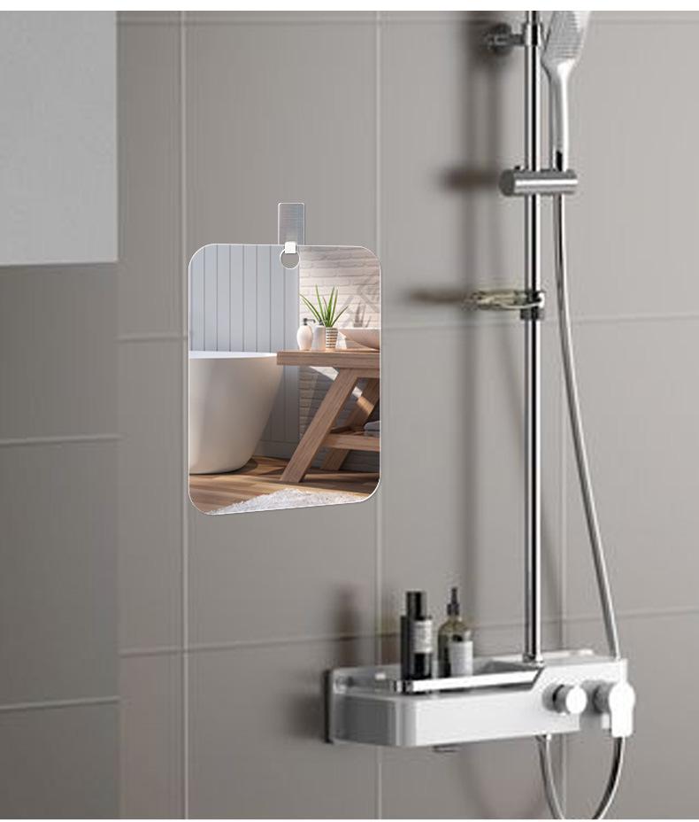 Anti-Fog Acrylic Bathroom Shaving Mirror for Men