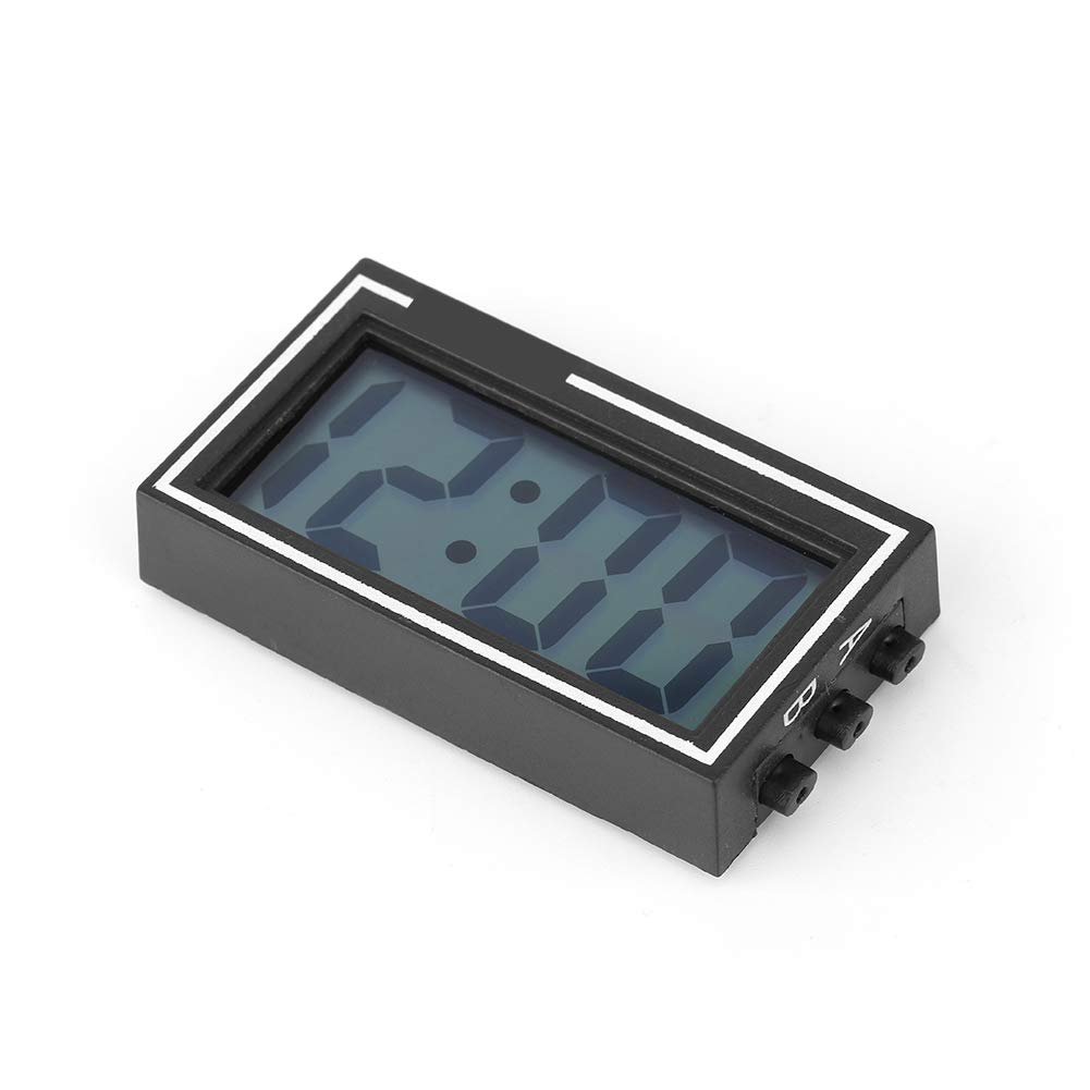 T Angxi Car Dashboard Watch, Digital Electronic Clock for Car Home Office Large Screen Adhesive Bracket