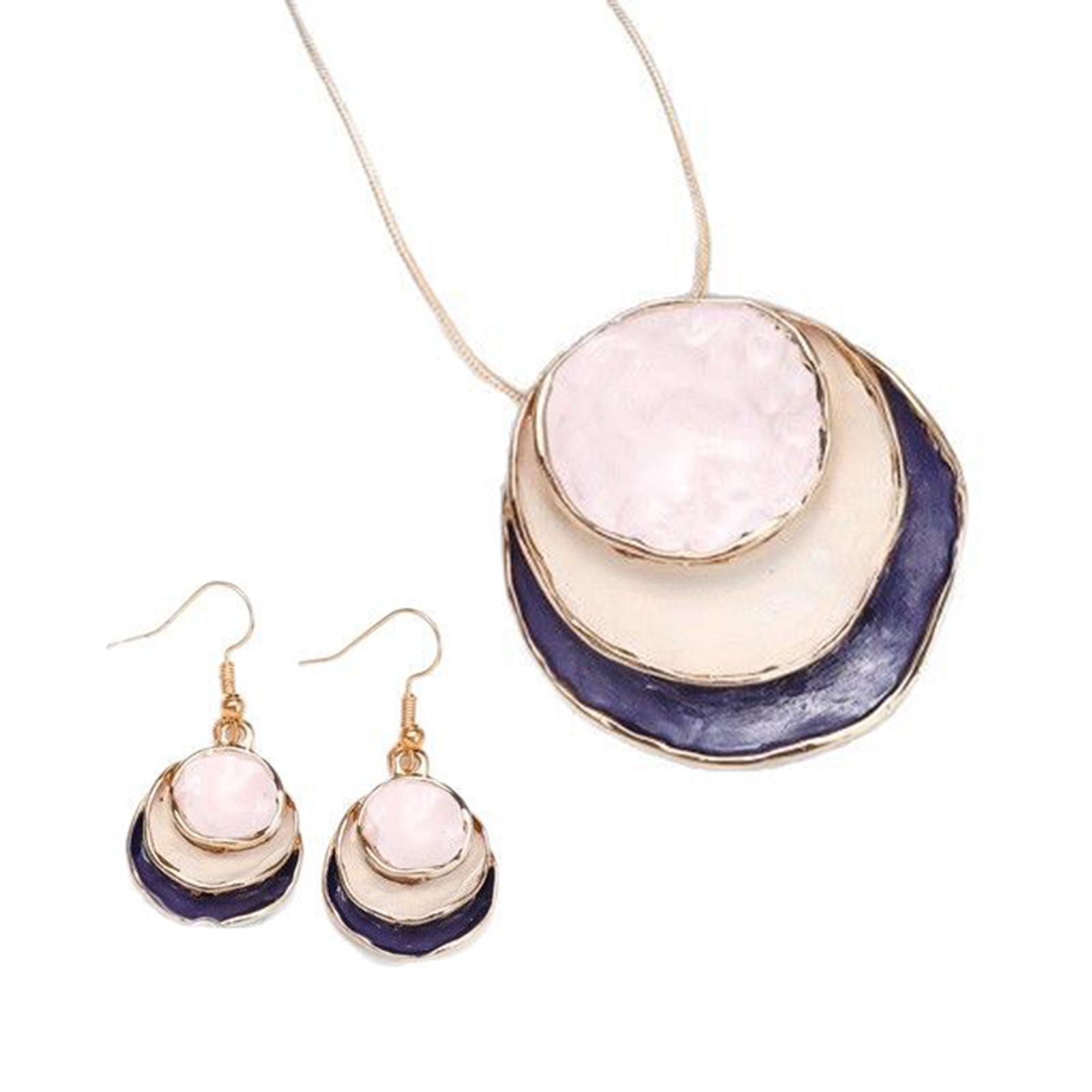 

Винтажный набор цветочных украшений Элегантные свадебные украшения Модные украшения для шеи и ушей Подходит для сочетания с различными нарядами 5