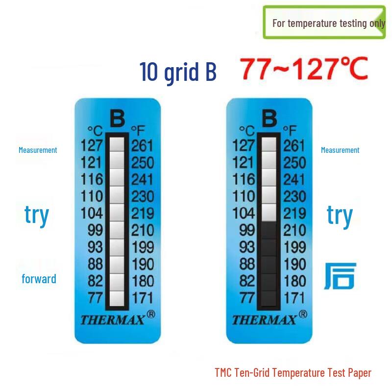Jihang Temperature Indicator Strips 10 Strips/Pack