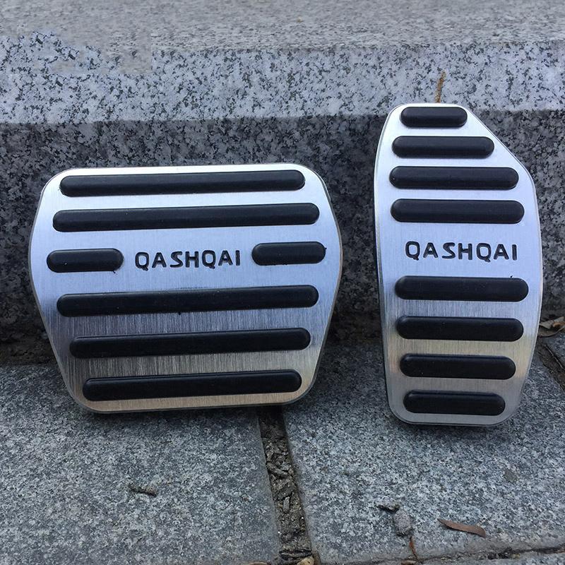 Car Fuel Accelerator Brake Pedals Cover Pad Accessories For Nissan Qashqai J11 J12 2014-2017 2018 2024