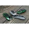 Luxury Gray Green Car Remote Key Case Replace Trim For Porsche Macan Cayenne 911