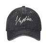 Kylie Minogue 2025 Tension Tour Unisex Style Baseball Cap Singer Music Distressed Washed Hats Cap Outdoor Workouts Gift Snapback