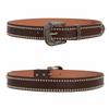 Zinc Zinc Alloy Pin Buckle Rivet Waist Belt Punk PU Leather Belt Casual Women Waistband  Women