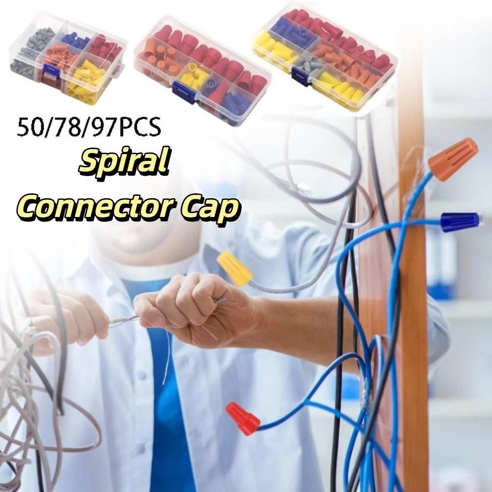 Colorful Boxed Insulated Wire Connectors Quick Connection Electrical Connectors  Electrical Work