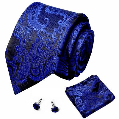 Formal Shirt Business Tie Wedding Banquet Men's Polyester Red Black Hand-tied Long Tie