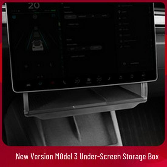 Compatible Lower Storage Organizer Box for Tesla Model Y 2025 Central Console