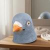 Vollkopf Taubenkopfschmuck Realistisches Vogelkopfbedeckung Kostümzubehör für Cosplayer, Partys,