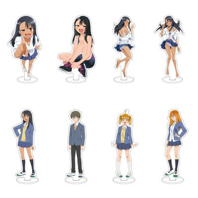 New Anime Charm Nagatoro Hayase Figures Cosplay Acrylic Stand Model Plate Desk Decor Sign Prop Fans Birthday Gifts 15cm