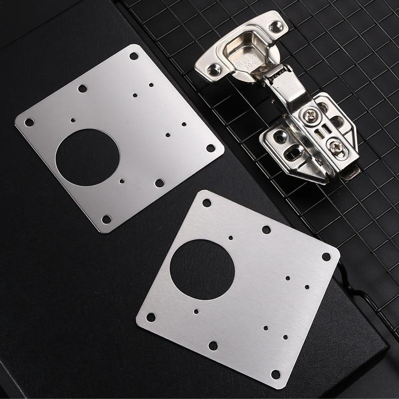 Hinge Repair Plate Cupboard Cabinet Door Hinge Fixing Plate Door Hinge Repair Kit Repair Side Panels Door Panel Connection