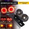 Motorcycle Turn Signal LED Tail Brake Light Smoked Lamp Dual License Plate Light