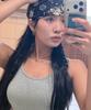 Iamj Vanilla Blue Bead Necklace