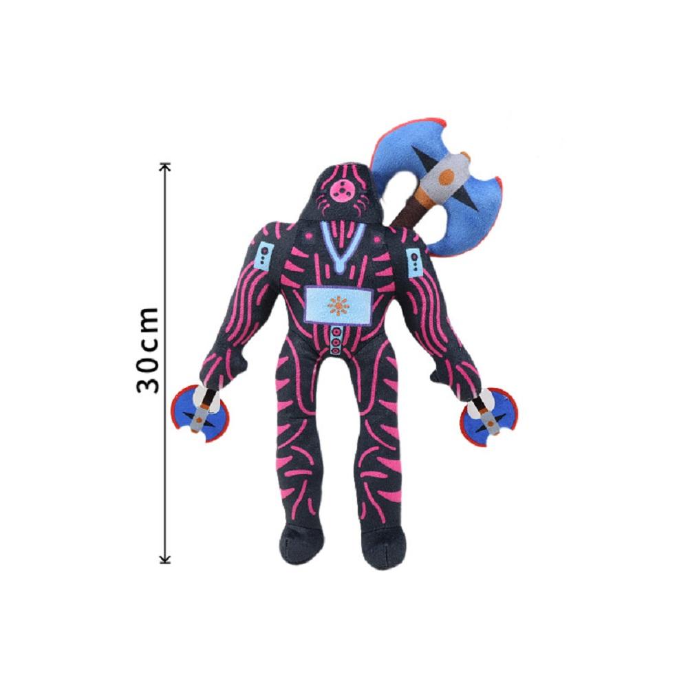 Nieuwe Skibidi Toilet Klokman Titaan TV Man Spreker Man Pluche Horror Spel Cartoon Knuffelpop Kinderen Verjaardag Kerstcadeaus 28cm-30cm