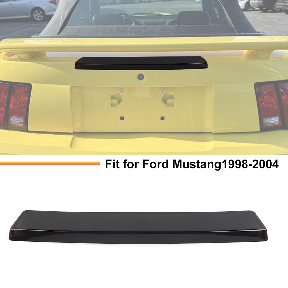 Smoked Black Rear 3rd High Brake Tail Light Lamp Trim For Ford Mustang 1998-2004
