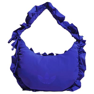 Originals Rüschen-Design mit doppelter Lage Recycelte Nylon-Tragetasche Große Damen-Tragetasche Hellblau IA8914