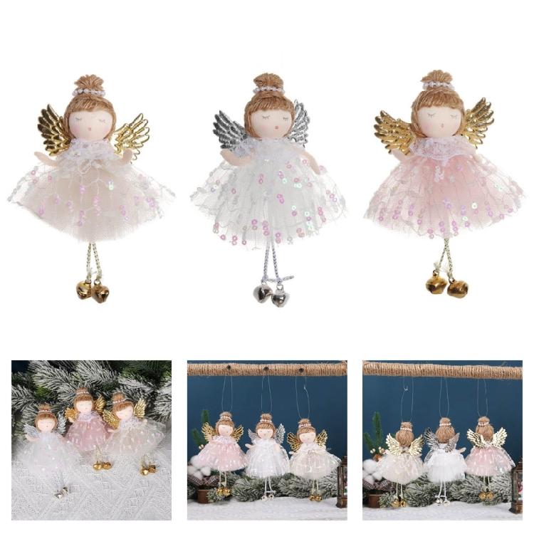 Reusable Textiles Angel Hanging Doll Ornamentation All Ages Safe Decors For Christmas Birthdays Special Event Decors