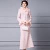 Zhi Li 2026 Women's Chic Woolen Coat & Fishtail Skirt Set