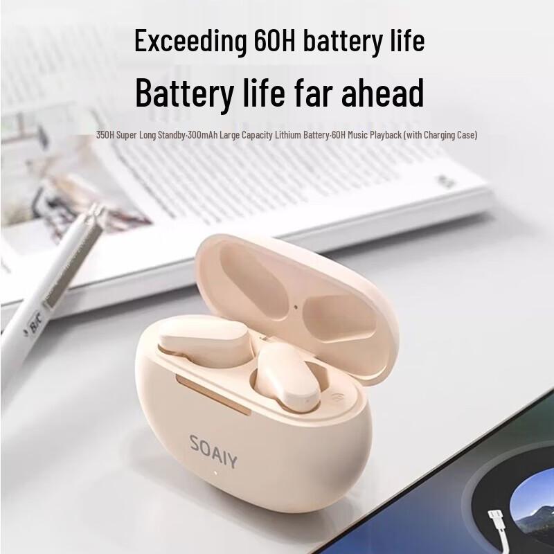 

Soaiy SL6 True Wireless Semi-in-ear Bluetooth Earphones