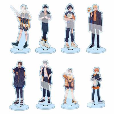 Anime Haikyuu!! Postać z kreskówki Przezroczysty stojak akrylowy Model lalki Zabawka dekoracja stołu Prezent