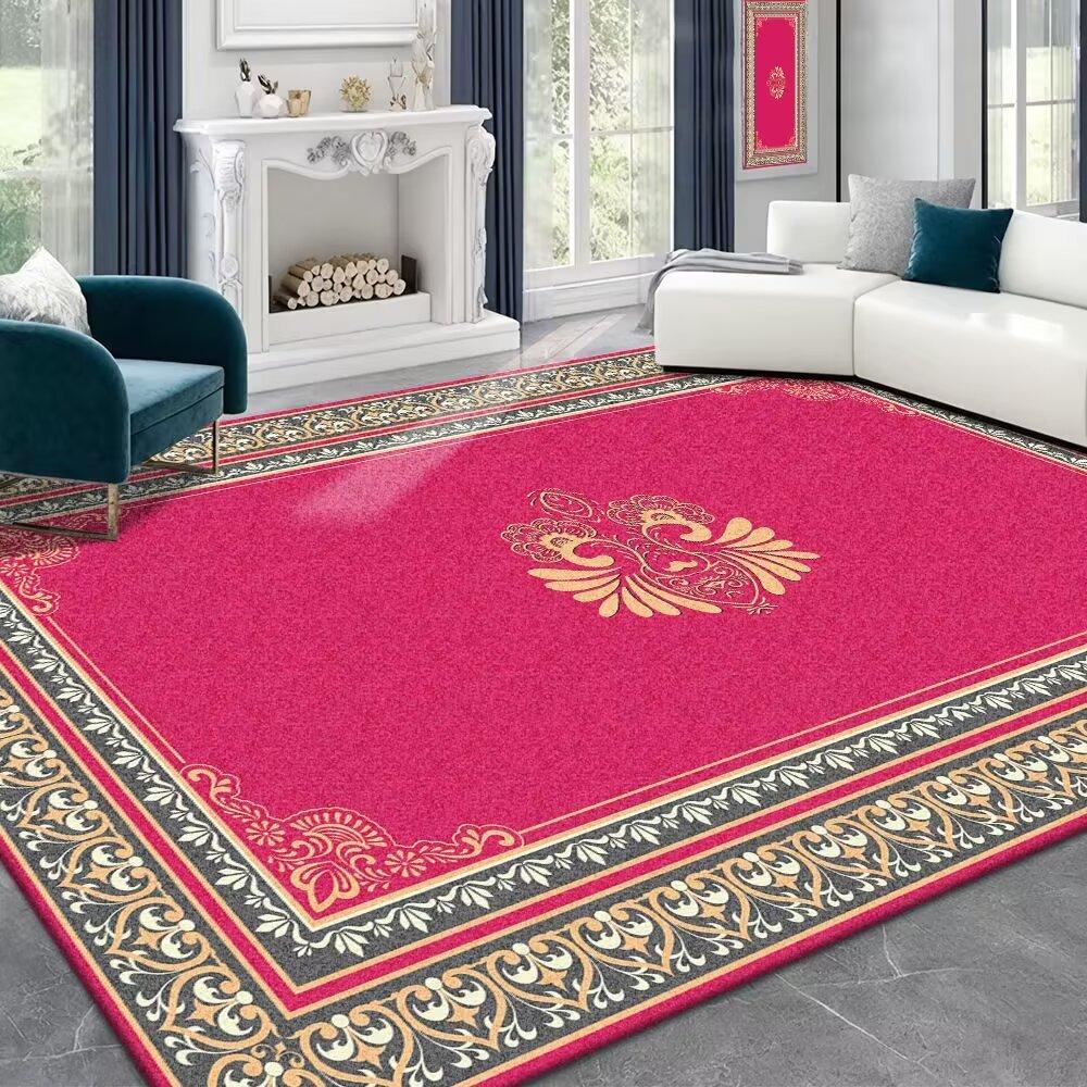 Koberec Obývací pokoj Nový Bez praní Lze otřít Lehký luxusní Luxusní Plyšový Francouzský Retro Ložnice Postelová deka Podložka na konferenční stolek