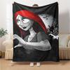 1Pc Christmas Nightmare Before Christmas Blanket Soft Throw Blanket For Home Bedroom Bed Sofa Travel Office Solid Christmas Blanket