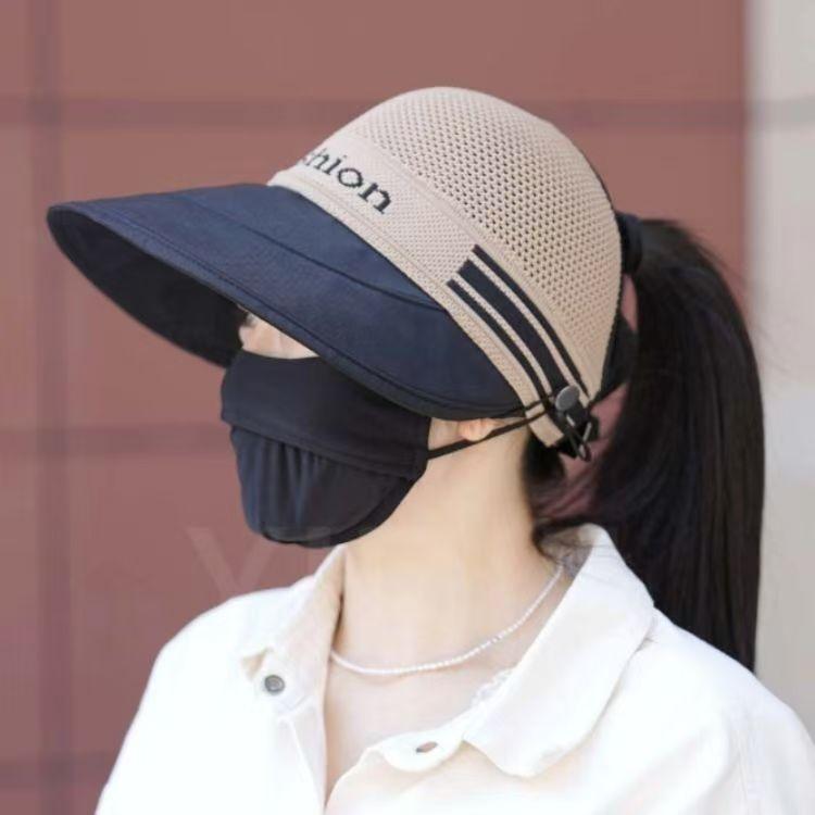 New Women's Sunscreen Sunshade Hollow Eaves Sun Hat Travel UV Protection Outdoor Fashion Versatile Bucket Hat