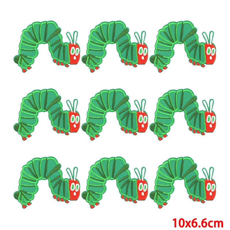10 Pcs/lot Wholesale Embroidery Patch Iron On Patches For Clothing Patches On Clothes Jackets Decor Applique Sew Supplies
