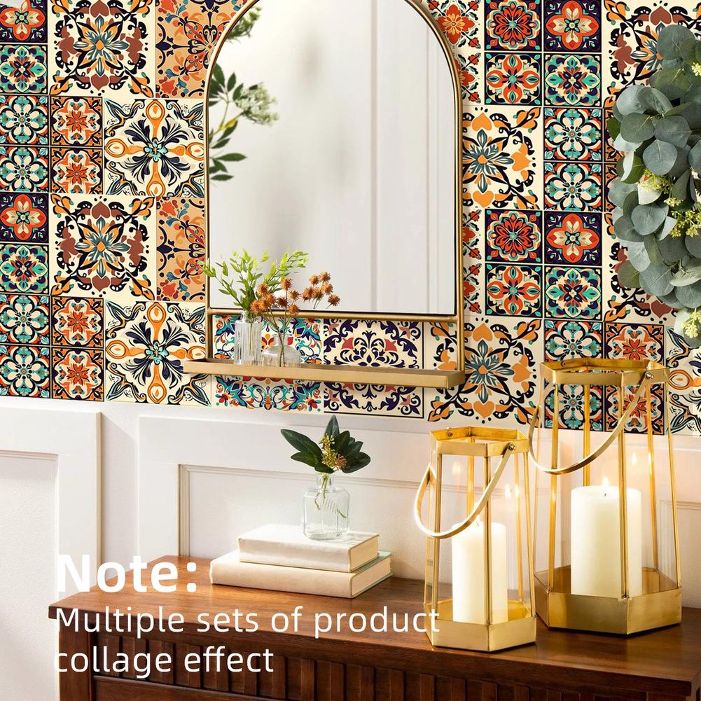 Kitchen Decoration Retro Tile Stickers Home Decor Solution