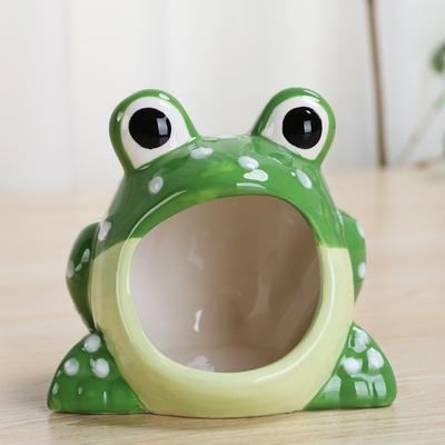 Neuartige Frosch Flamingo Hund Pommes Frites Schalen d Keramik Lebensmittelboote Pommes Frites Becherhalter Eisbecher