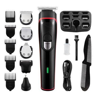 Five-in-One Electric Hair Clipper with Digital Display - Home Haircut and Shaving Set