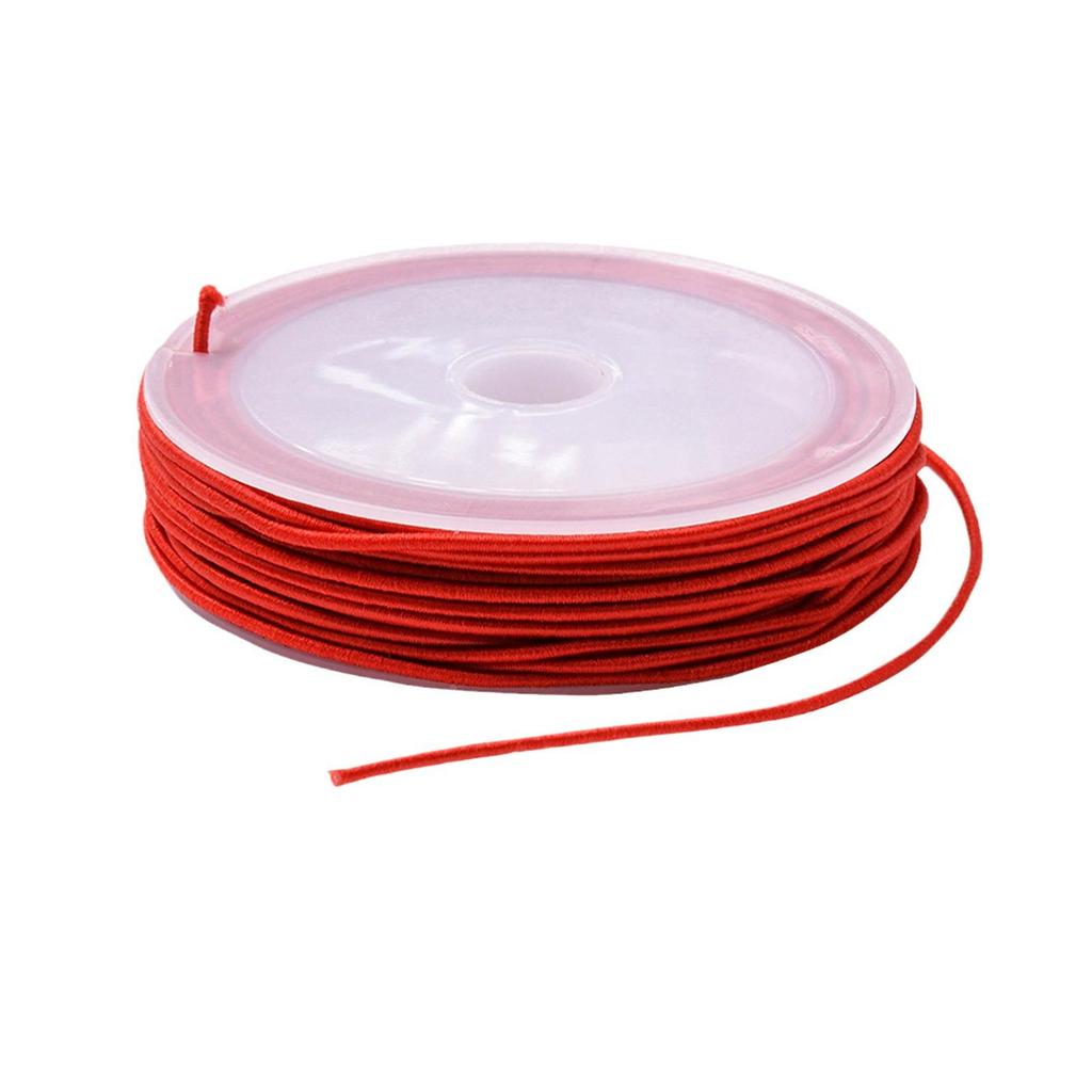 10 Rolls Mixed Color 1mm Polyester Elastic Cord for DIY Bracelets, Necklaces, Beading
