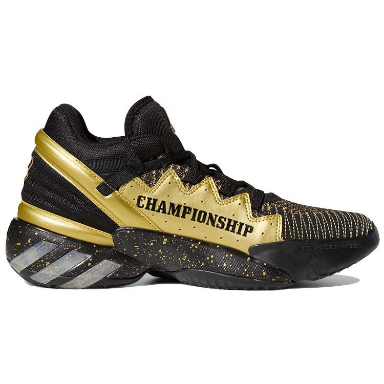 Adidas D.O.N. Issue #2 GCA Championship Men Sneakers Black Core-Black Gold-Metallic FZ3881