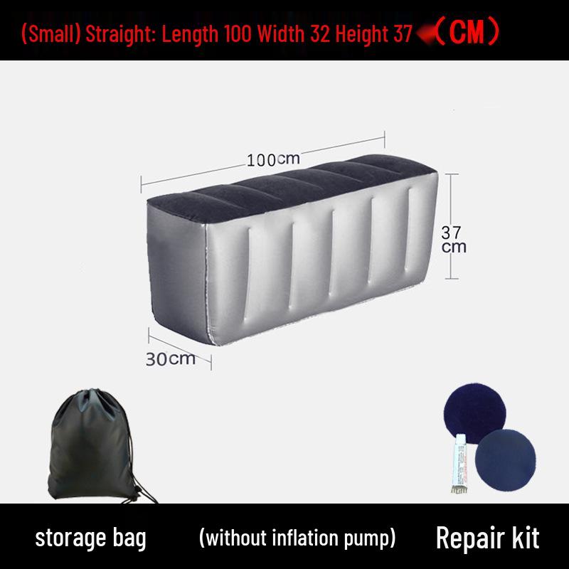 Inflatable Car Rear Seat Bed with Footrest for Sedans & SUVs