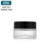 Frosted Glass Ointment Jar, Small Capacity Sealed Container for Creams
