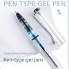 Adult Office Transparent Piston Fountain Pen Student Handwriting Ballpoint Pen New Zhengzi Pen