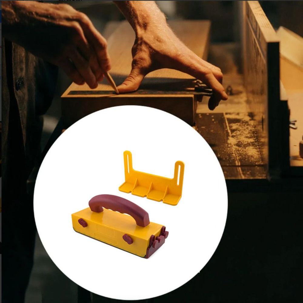 Ergonomischer Griff Holzbearbeitung Schiebegriff ABS Sicherheits-Schiebeblock Holzbearbeitung Polieren