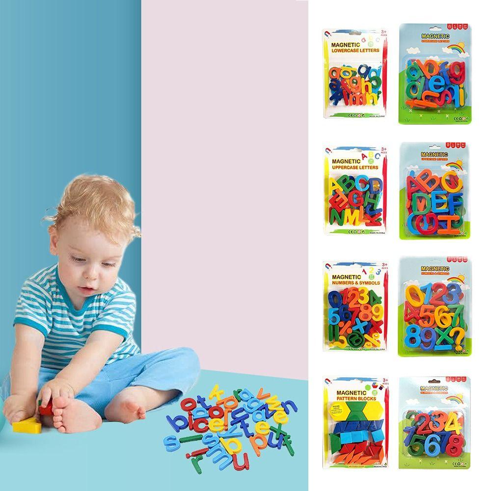 Multicolor Alphabet Magnetic Stickers a-Z Educational Toys  Toddlers