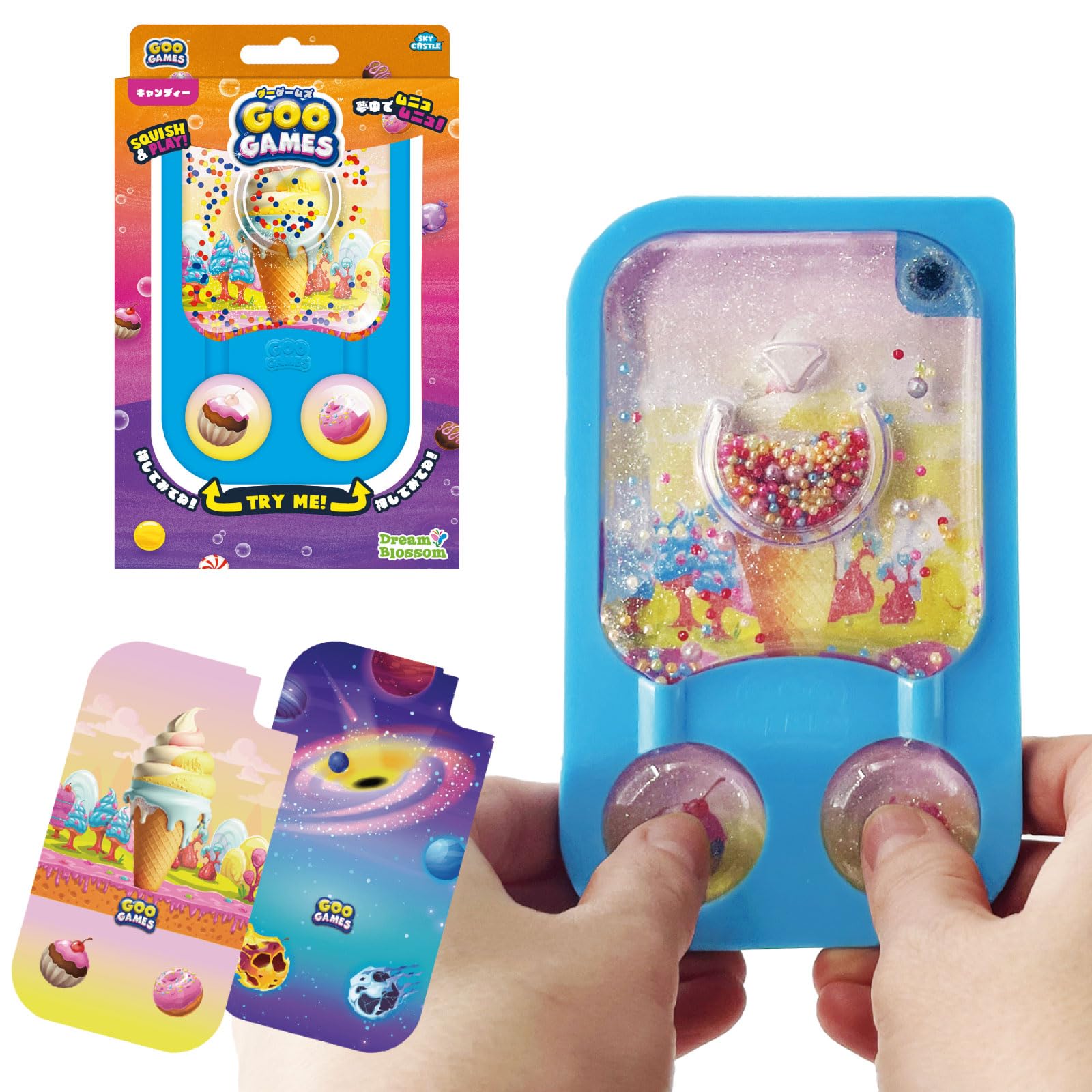 

GooGames Candies Game Cards GooGames Candies Water Game Fidget Toy GG503 Authentic (2 Cards)