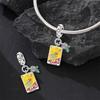 2026 Tarot Magician Position Charm Charm Charm Beads DIY Jewelry Bracelet Accessories 925 Silver