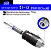 Self-Tightening Self-Locking Drill Chuck 1-13mm/1-16mm with Morse Taper Hole for Drill/Mill Machines