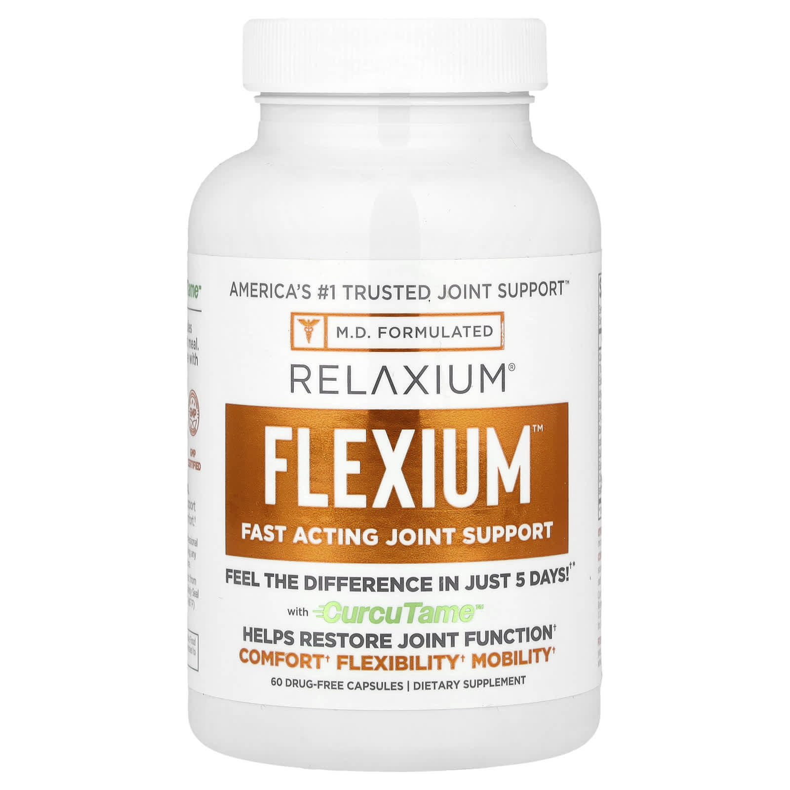 

Flexium®, Curcutame™, 60 Capsules, Non-Addictive