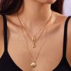 Bohemia Starfish Conch Shell Pendant Necklace For Women Trendy Gold Color Multi-Layer Chain Necklaces Summer Beach Jewelry Gifts
