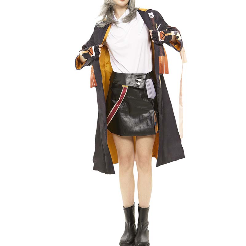 Trailblazer Cosplay-Kostüm für Damen, große Größe, Trailblazer Trenchcoat-Outfit mit Perücke für Comic Con