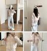 Korean Style Women's Knitted Patchwork Down Vest - Petite Short 90% White Duck Down Outerwear for 2025 Autumn/Winter