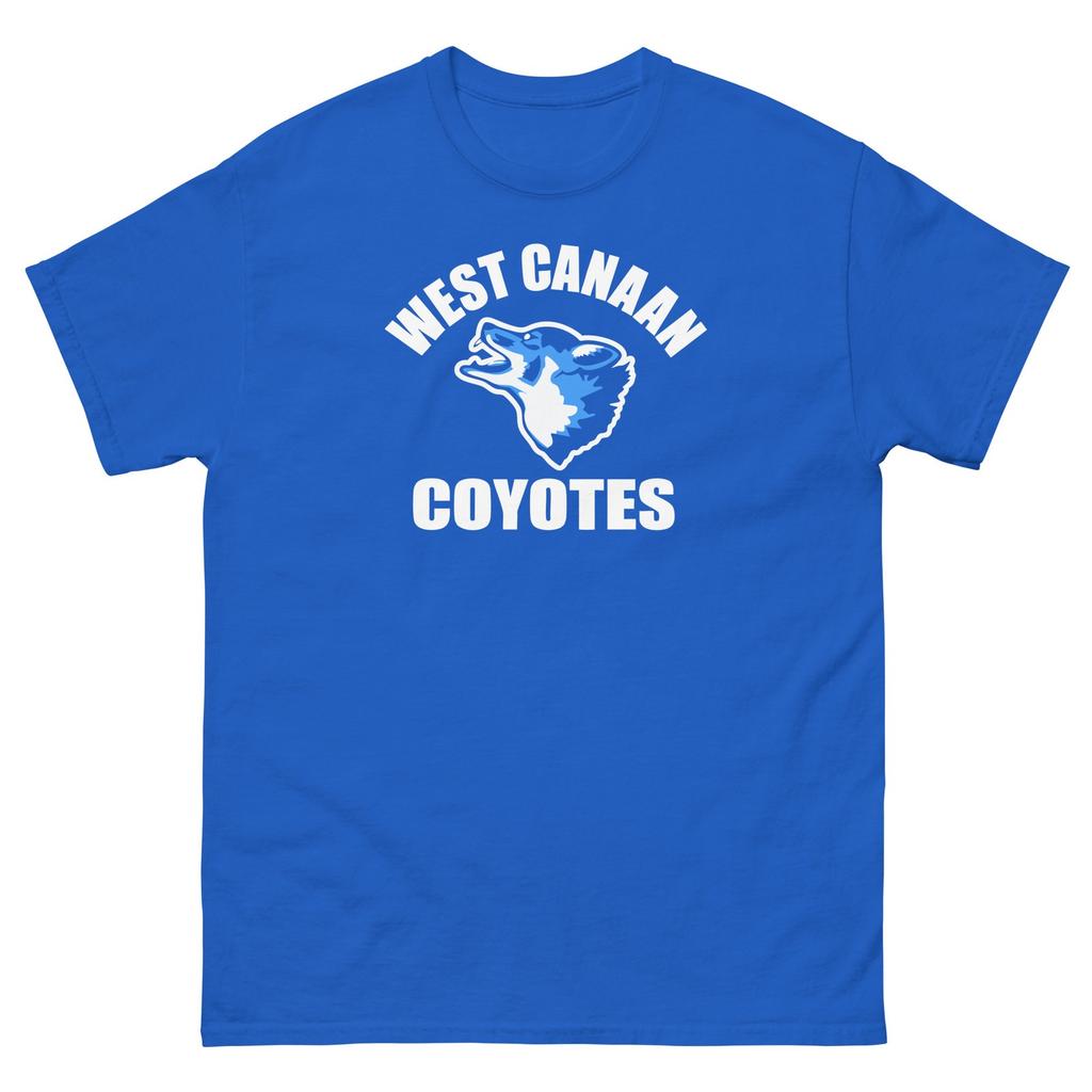 West Canaan Coyotes Football Varsity Blues Graphic T Shirt classic tee