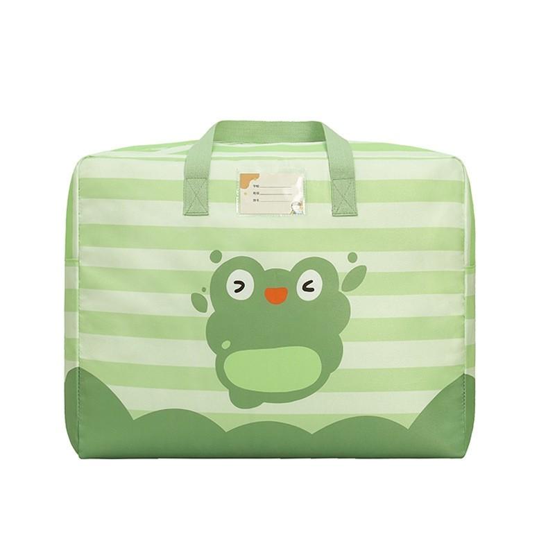Borsa per Biancheria da Letto Cartoni Animati per Bambini con Grande Capacità per Viaggi e Stoccaggio in Camera da Letto