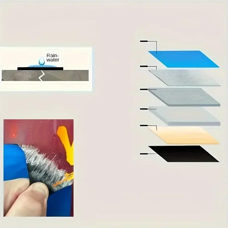 Waterproof leak repair Self-adhesive coil roof Iron sheet leak repair sticker Strong waterproof tape