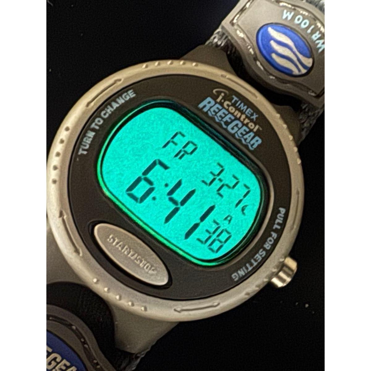 Super rare TIMEX i-control REEF GEAR Battery replaced Good condition Vintage